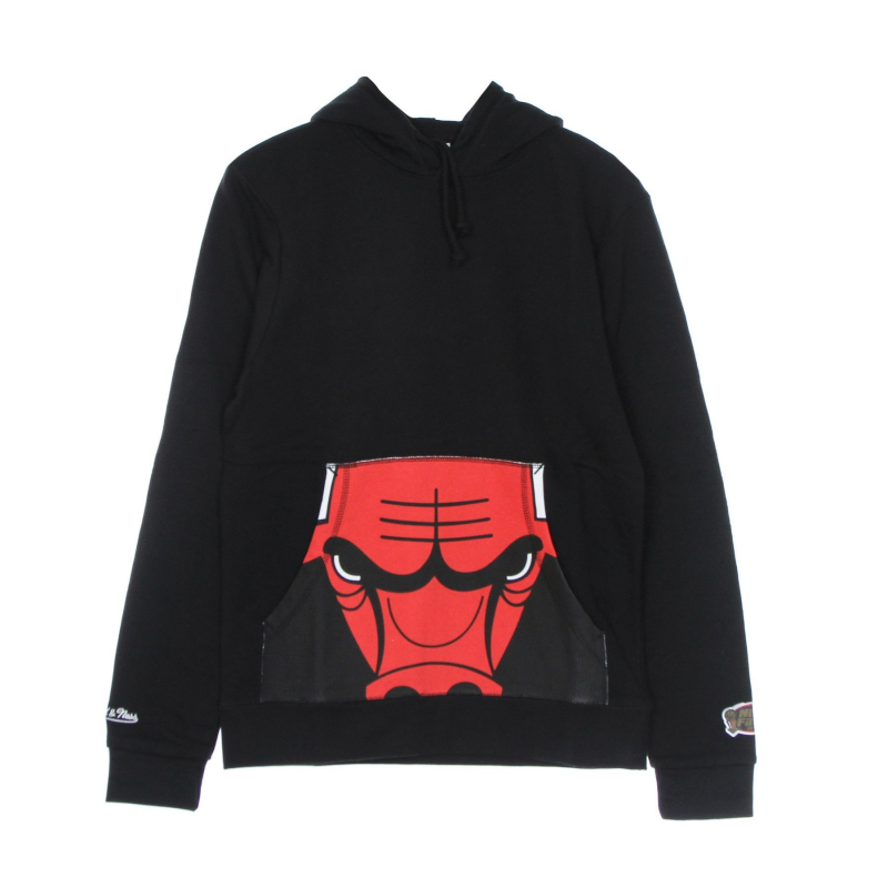 Herren-Kapuzenpullover Nba Cropped Logo Hoody Hardwood Classics Chibul Schwarz/Original-Teamfarben