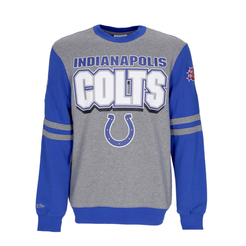 Herren-Sweatshirt mit Rundhalsausschnitt NFL All Over Crew 2.0 Indcol
