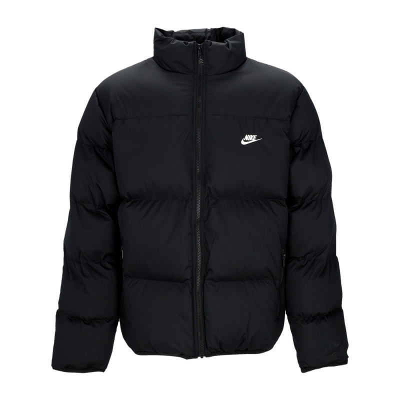 Club Pufferjacke fur Herren. Schwarz/weiBe Daunenjacke