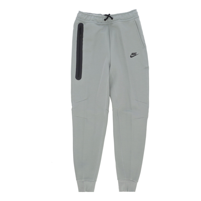 Leichte Herren-Trainingshose, Tech-Fleece-Jogginghose, Glimmergrun/Schwarz