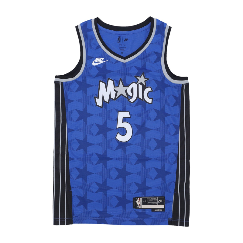 Herren-Basketball-Tanktop NBA Hardwood Classics 23 Dri-Fit Swingman-Trikot Nr. 5 Paolo Banchero Orlmag Game Royal