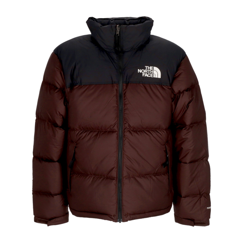 1996 Retro Nuptse Herren Daunenjacke Kohlebraun/Schwarz