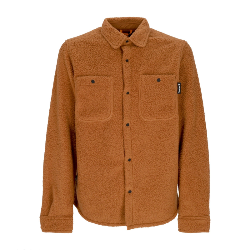 Wattiertes Herren-Hemd-Fleece-Overshirt mit Arganol