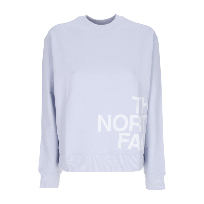 Leichtes Damen-Sweatshirt mit Rundhalsausschnitt und Blow Up Logo Crewneck Dusty Periwinkle