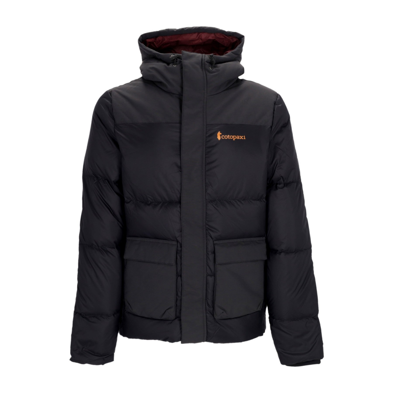Manner nach unten Parka Black