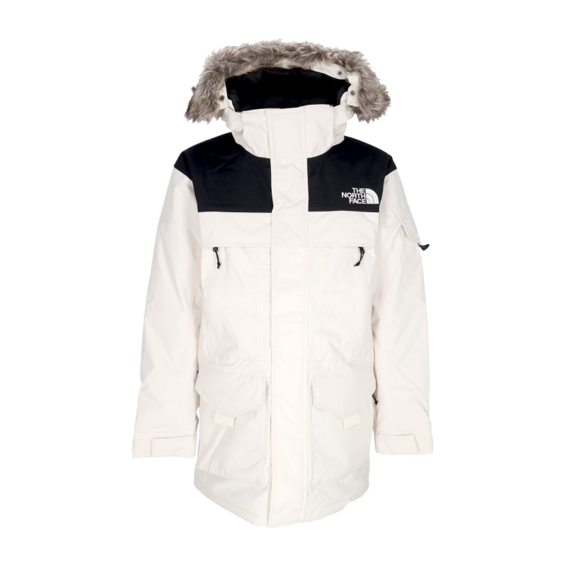 Mcmurdo 2 Gardenia WeiBe/schwarze lange Herrenjacke