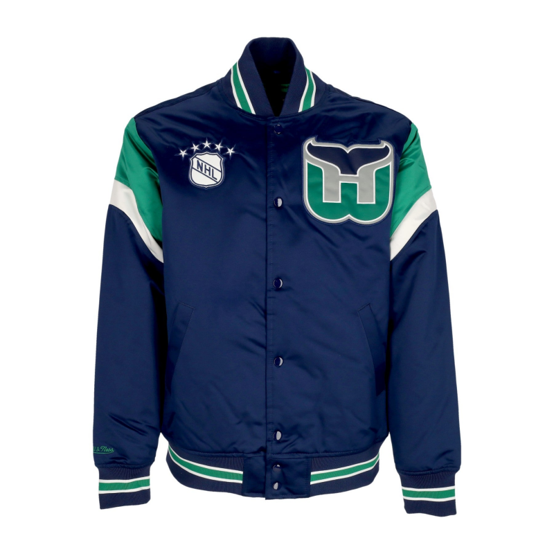 Herren-Bomberjacke NHL Heavyweight Satin Jacket Harwha