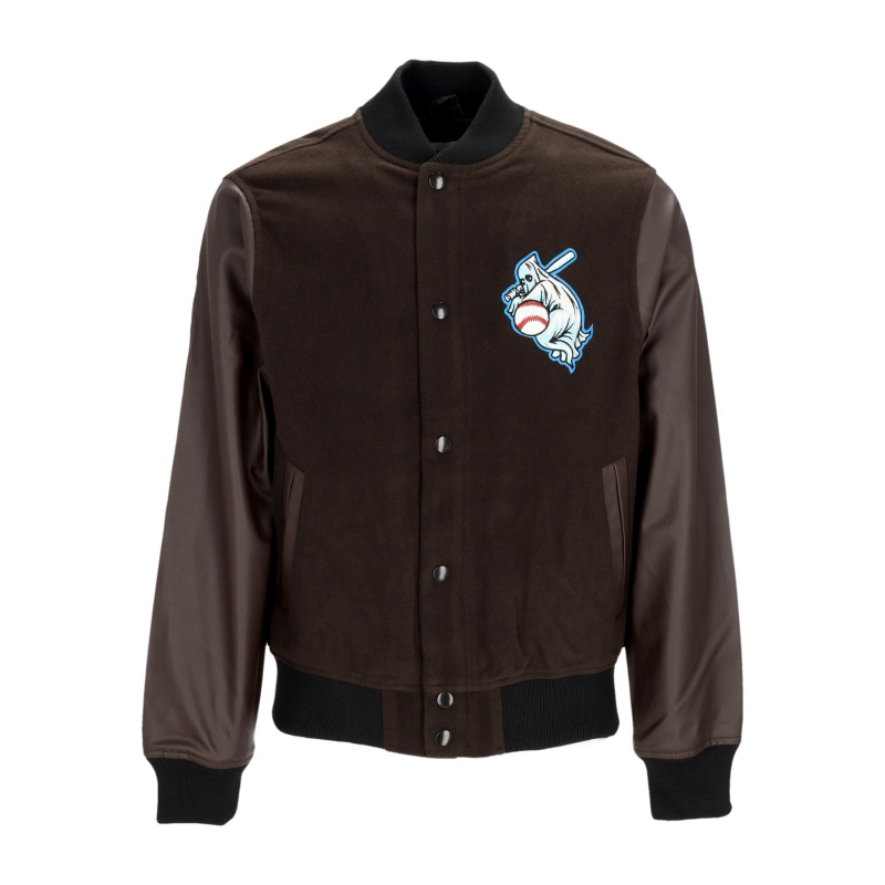 Ghost Varsity Jacket Herren Collegejacke Braun
