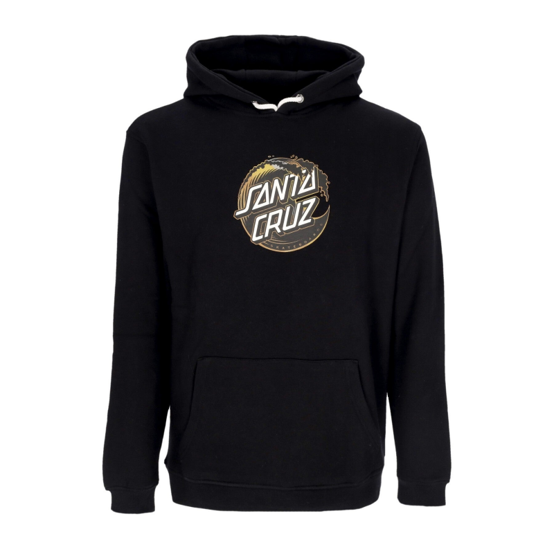 Holo Wave Dot Hoodie Schwarzer Herren-Hoodie