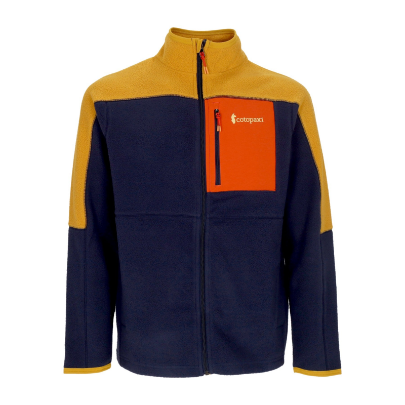 Herren Fleecejacke Abrazo Fleece Full-Zip Jacke Amber/maritime