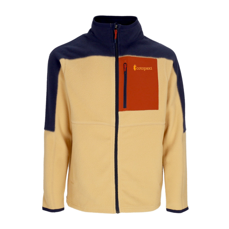 Herren Fleecejacke Abrazo Fleece Full-Zip Jacke Maritim/Birke