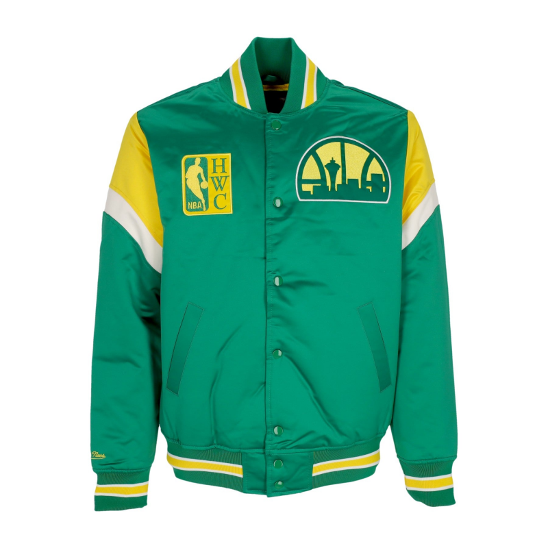 Herren Bomberjacke NBA Heavyweight Satin Jacket Seasup