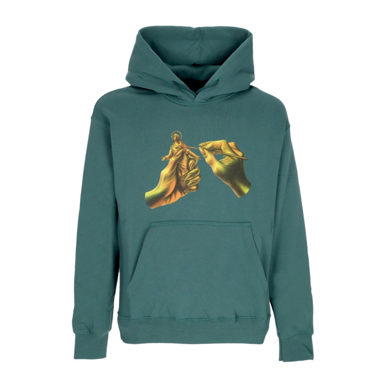 Dominet Hoodie Waldgruner Herren-Hoodie
