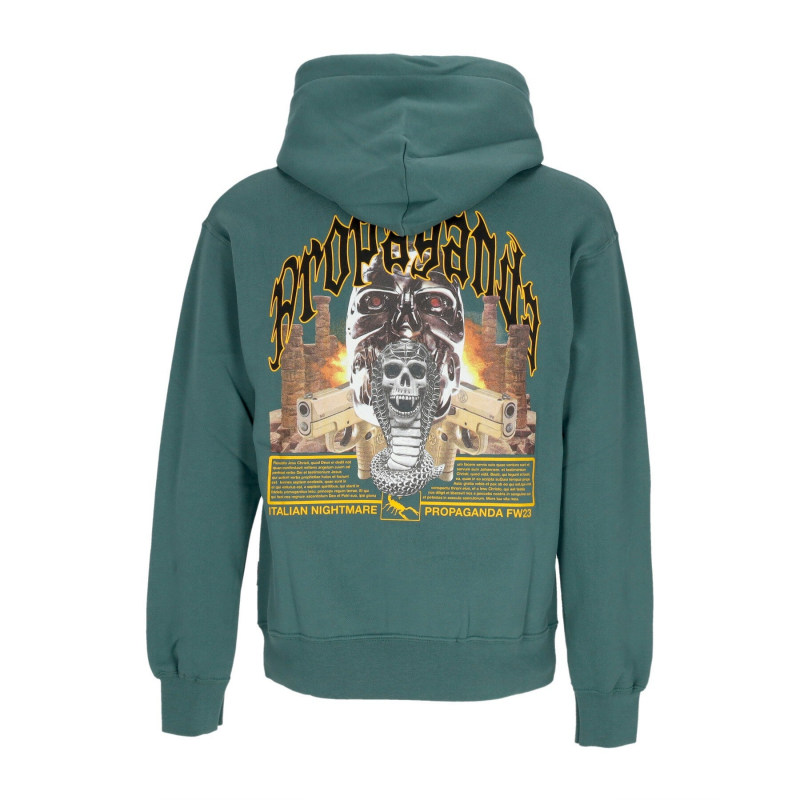Herren Kapuzenpullover Saudi Hoodie Waldgrun