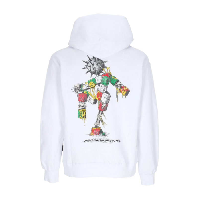 Herren Kapuzenpullover Novanta Hoodie WeiB