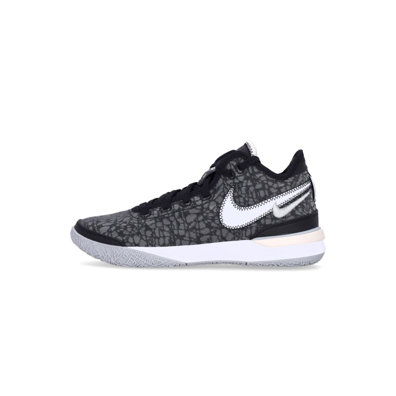 Herren-Basketballschuh Zoom Lebron Nxxt Gen Schwarz/Wolfsgrau/WeiB/heller Knochen