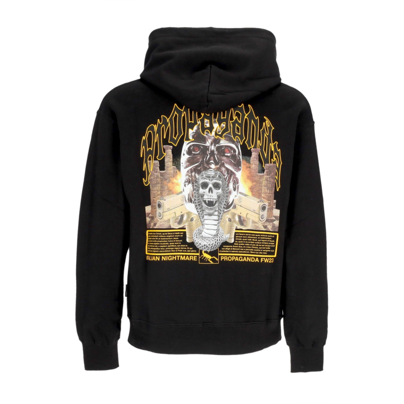 Herren Kapuzenpullover Saudi Hoodie Schwarz