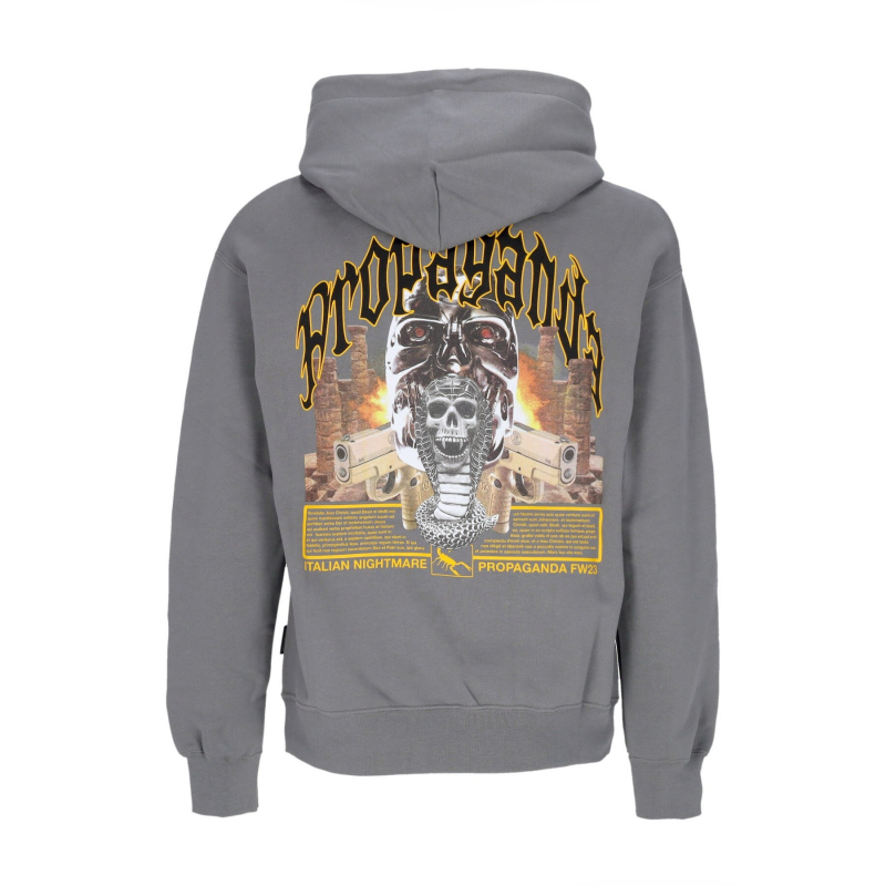 Herren Kapuzenpullover Saudi Hoodie Grau