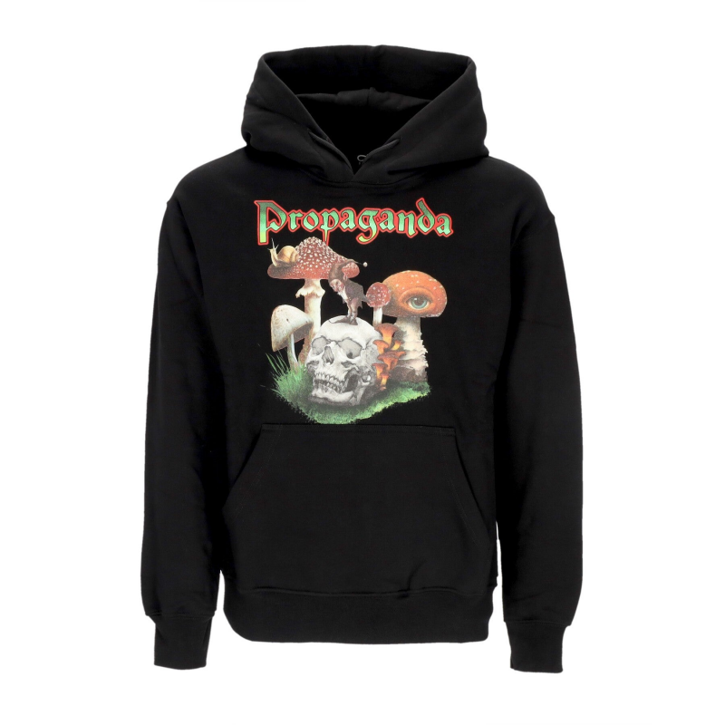 Amanita Hoodie Schwarzer Herren-Hoodie