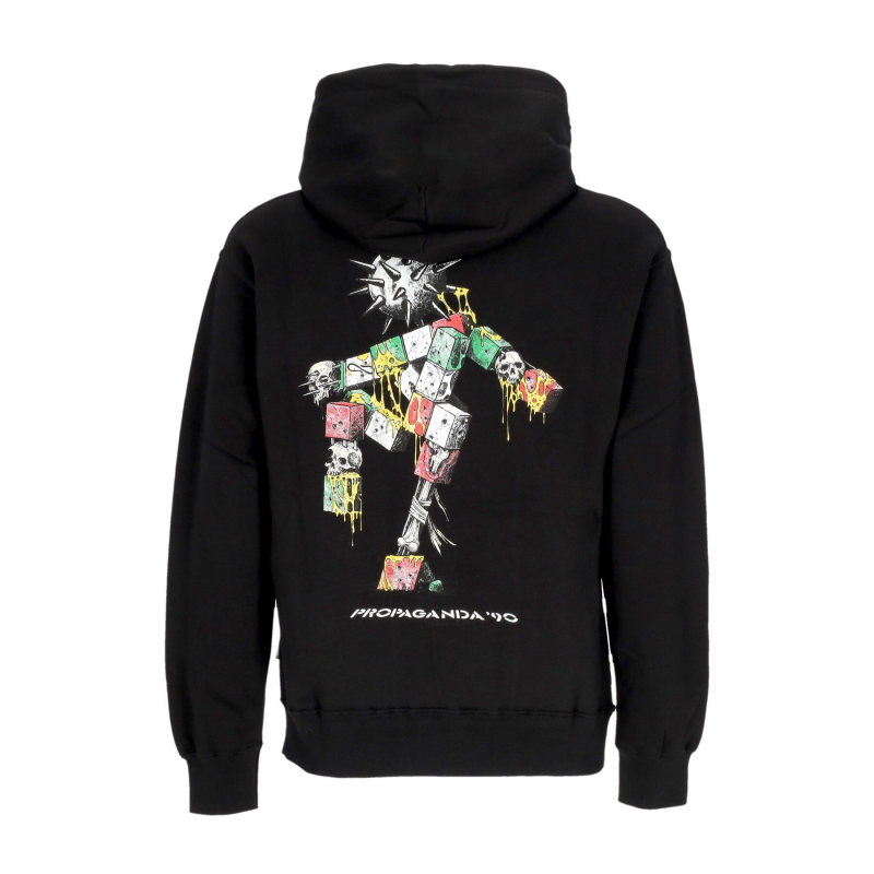 Herren Kapuzenpullover Novanta Hoodie Schwarz