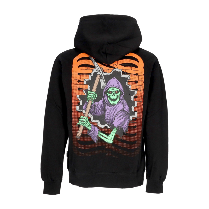 Ribs Bones Hoodie Herren Kapuzenpullover Schwarz