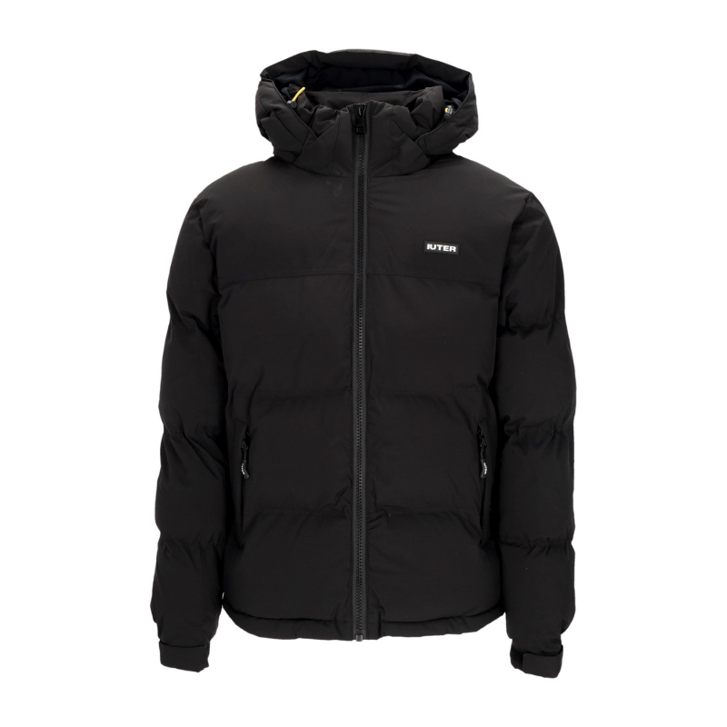 Herren Puffjacke Schwarze Daunenjacke