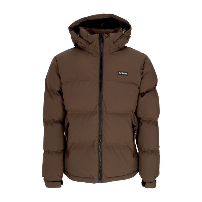 Herren Puffjacke Braune Daunenjacke