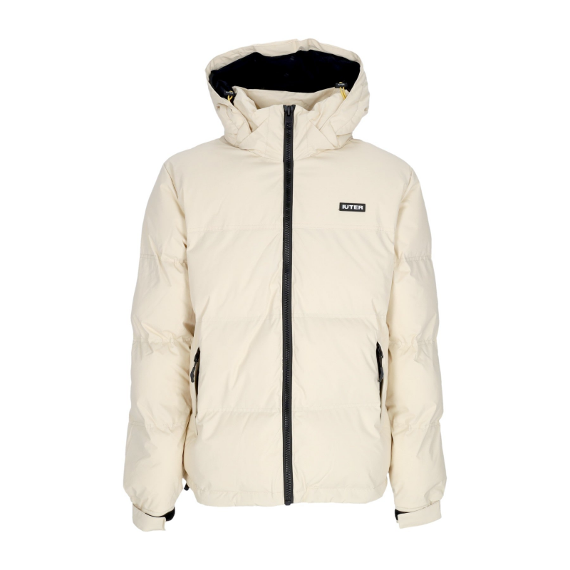 Herren Puffjacke WeiBe Daunenjacke