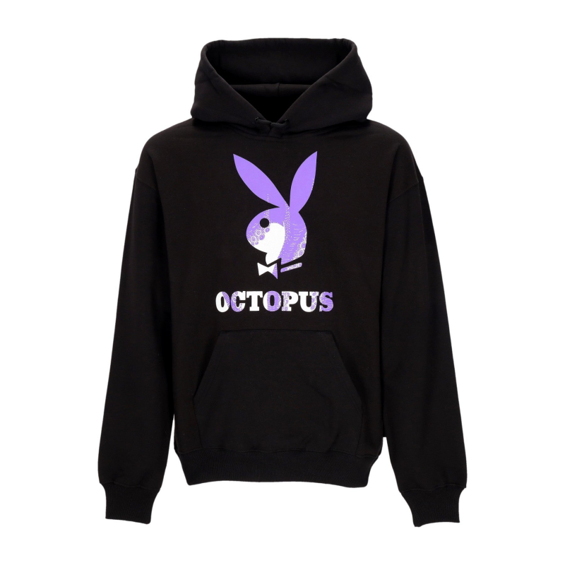 Herren Kapuzenpullover Logo Hoodie X Playboy Schwarz