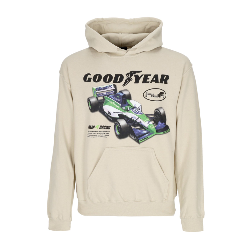 Final Lap Po Hoodie Herren Hoodie X Goodyear Natural