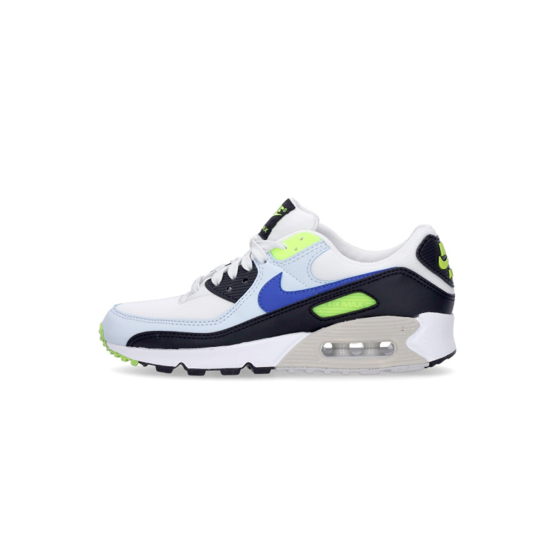 Wmns Air Max 90 Summit White/Racer Blue/Volt/Blue Tint Damen-Halbschuh