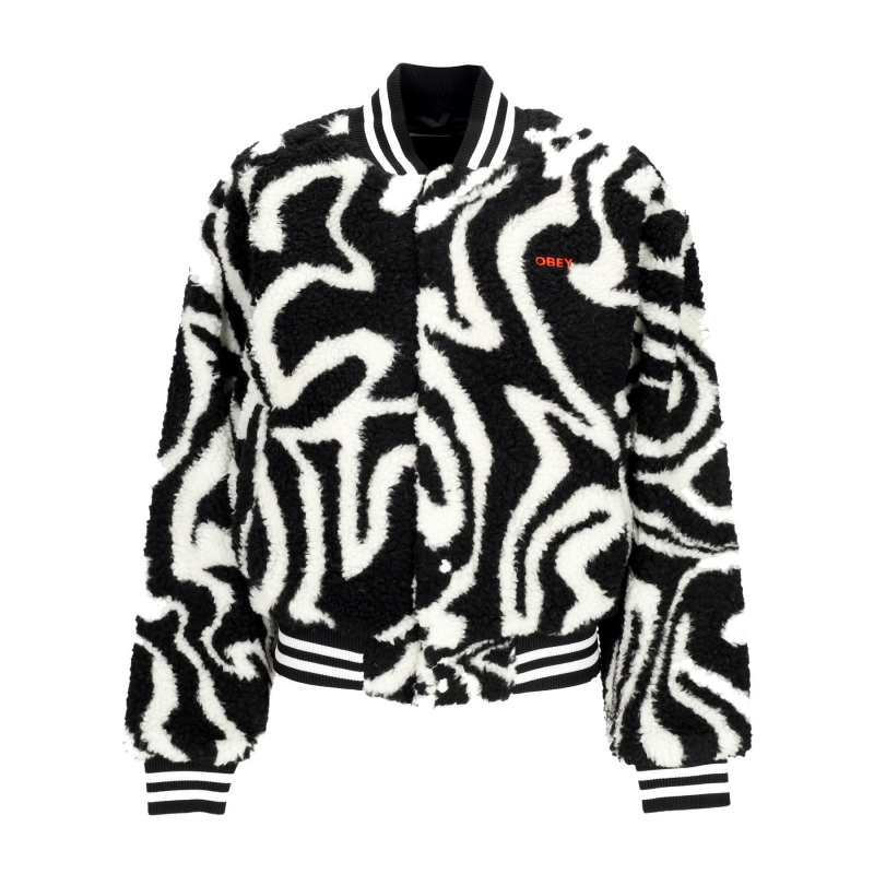 Teddy Bear Damen Mazy Varsity Jacke Schwarz Multi
