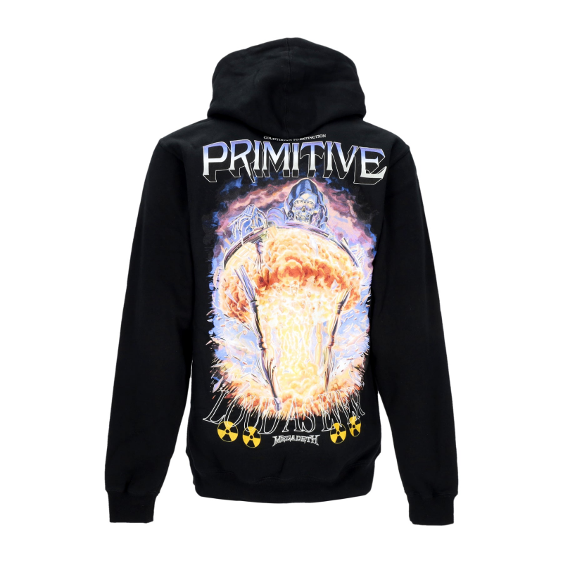 Time Hoodie X Megadeth Schwarzer Herren-Hoodie