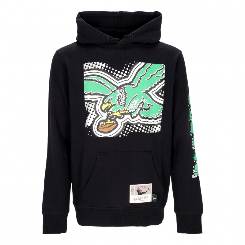 Herren Kapuzenpullover Nfl Big Face 7.0 Hoodie Phieag Schwarz