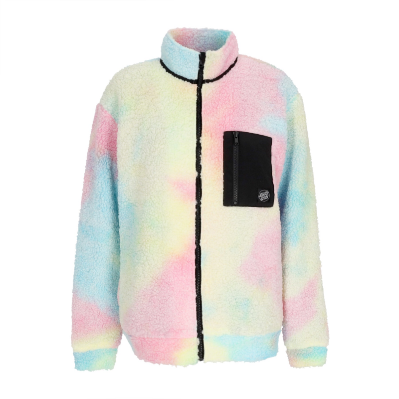 Sydney Sherpa Fleece Pastell Tie Dye Damen Teddybar