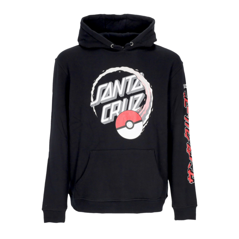 Poke Ball Dot Hoodie X Pokemon Schwarzer Herren-Hoodie