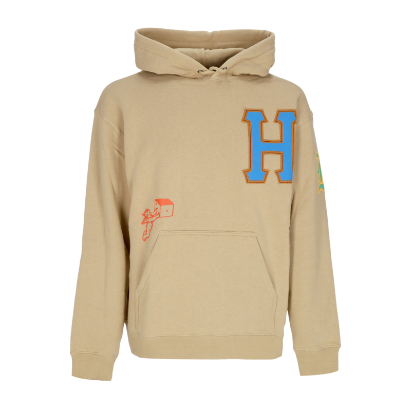 Fly Die Po Hoodie Oatmeal Herren Kapuzenpullover