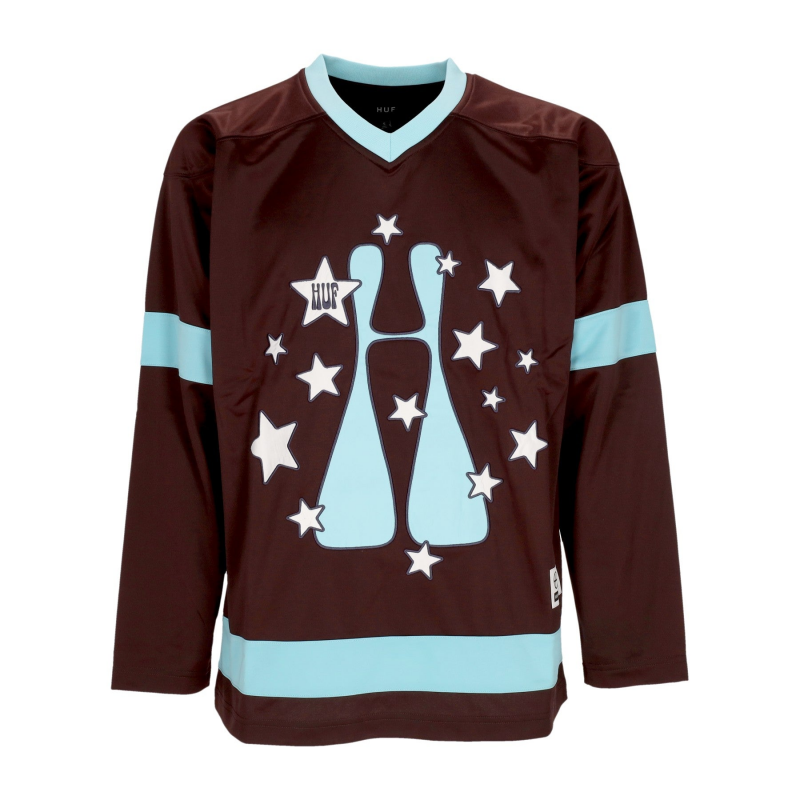 H Stardust Jersey-Aubergine-Tunika fur Herren