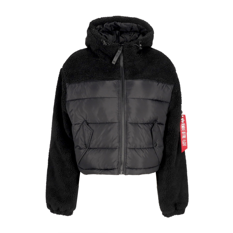 Teddy Puffer Schwarzer Damenbar