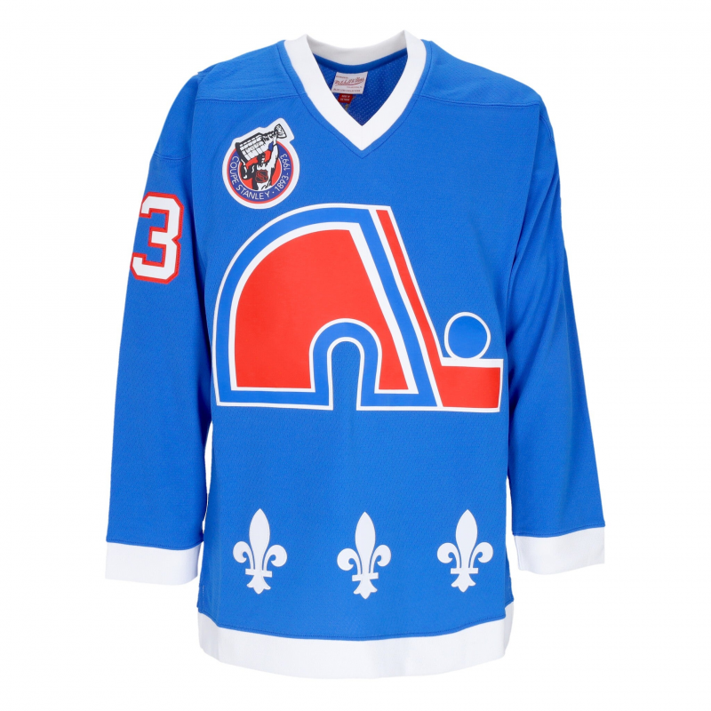 Herren Hockeyjacke NHL Dark Jersey 1992 Nr. 13 Sundin Quenor Blue