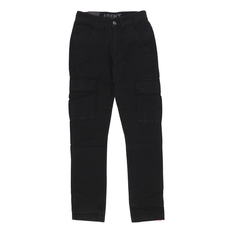Agent Pant Schwarze lange Herrenhose