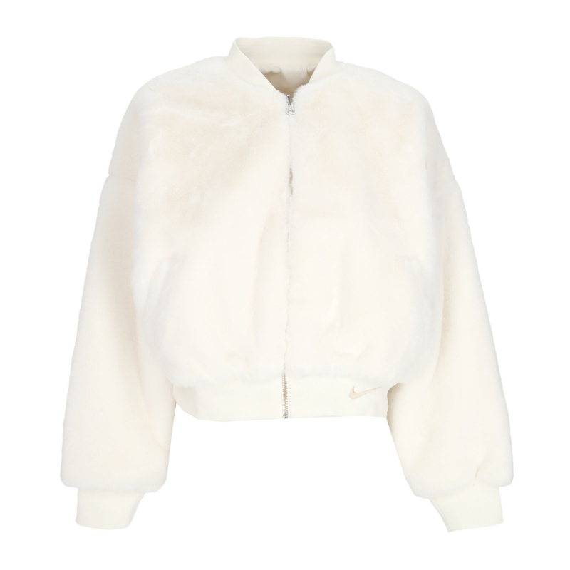 Damen Fur W Sportswear Wende-Bomberjacke aus Kunstpelz Segel/Sanddrift