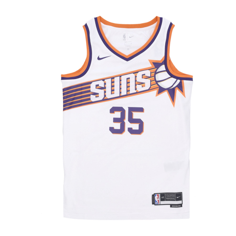 Herren-Basketball-Tanktop Nba Association 2023/24 Dri-Fit Swingman-Trikot Nr. 35 Kevin Durant Phosun WeiB