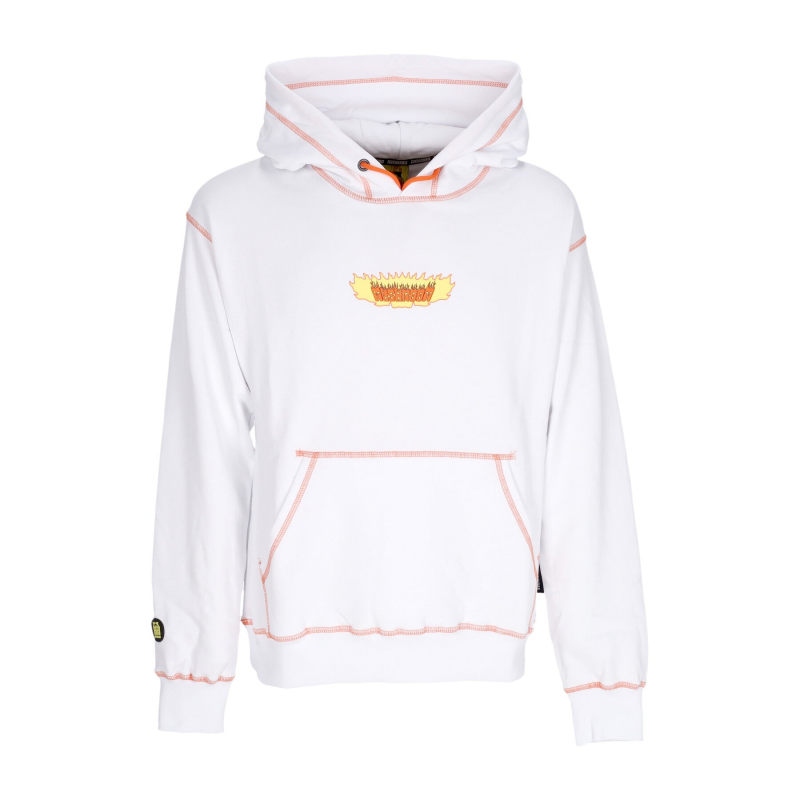Herren Kapuzenpullover Vampir Hoodie WeiB