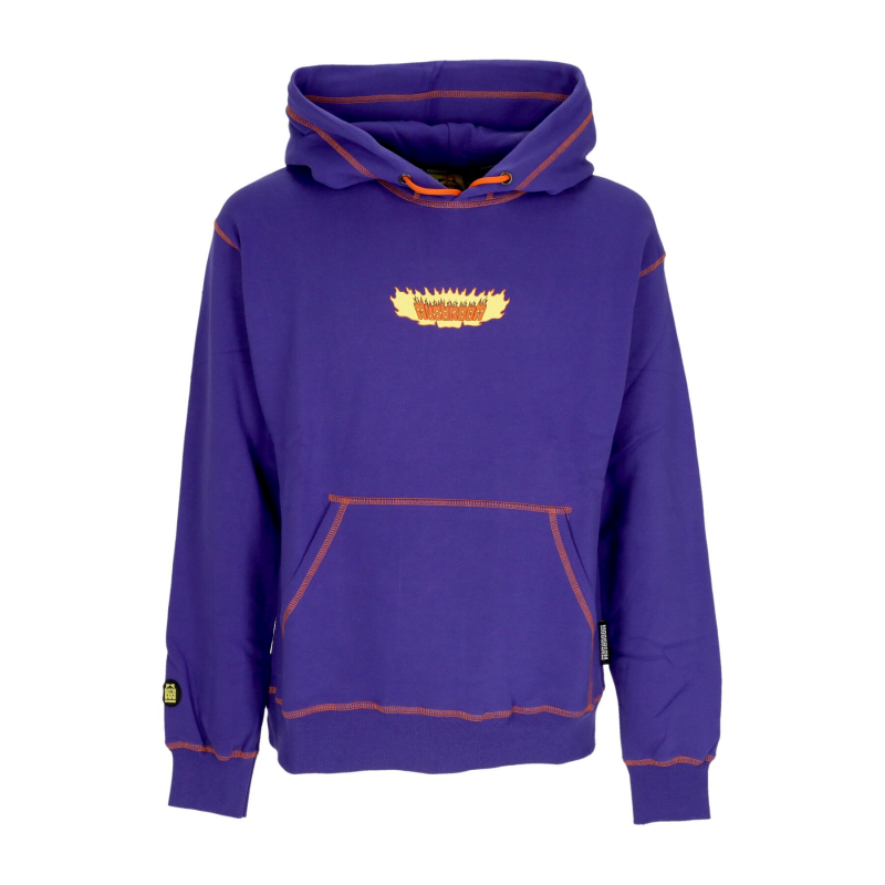 Vampir Hoodie Lila Herren Kapuzenpullover