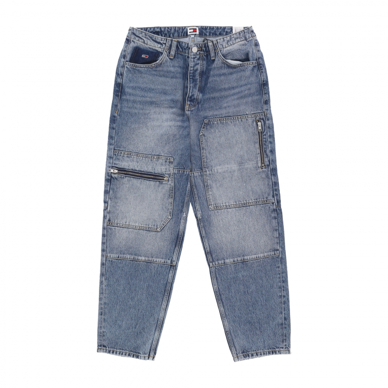 Aiden Baggy Tapered Cargo Denim Medium Herrenjeans