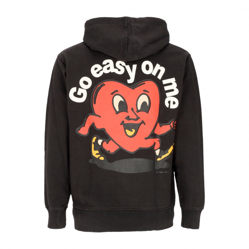 Herren-Kapuzenpullover V-Day Fragile Hoodie in verwaschenem Schwarz