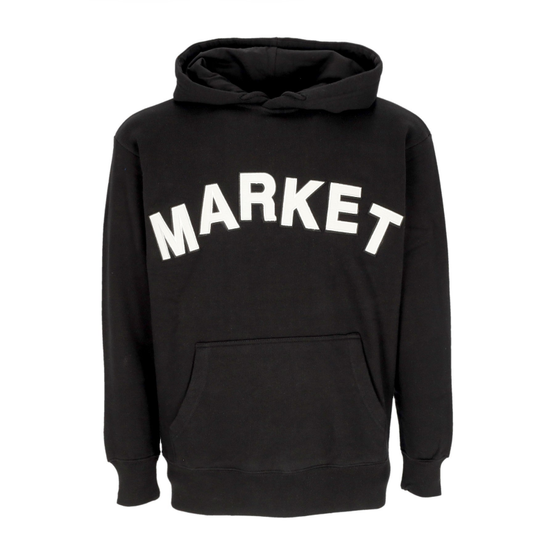 Herren Kapuzenpullover Community Garden Hoodie Schwarz