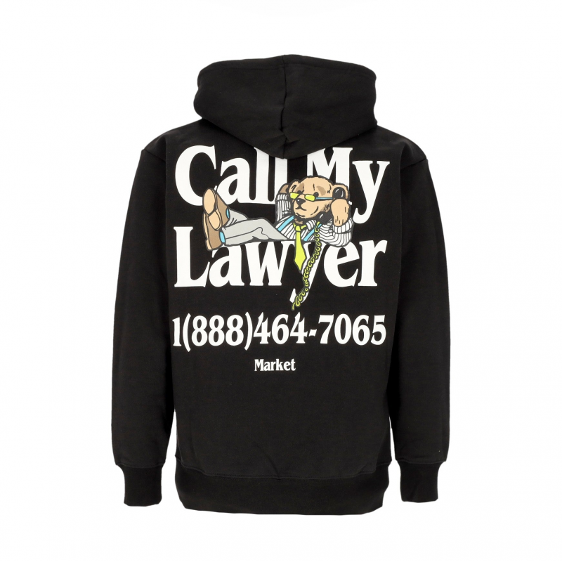 Better Call Bear Hoodie Schwarzer Herren-Hoodie