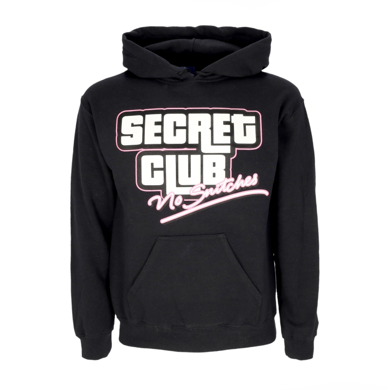 Secret Club Herren Hoodie No Snitches Hoodie Schwarz
